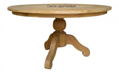 SJDT 002 Round Dining Table Fluted Legs 120 H=78 x W=120 x D=120 cm
